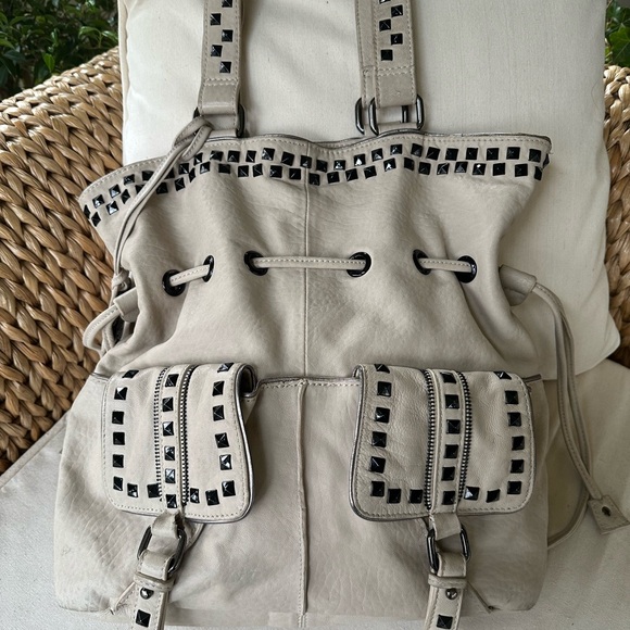 Vince Camuto Leather studded bag - Picture 7 of 7